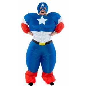 Jelmez Felfújható jelmez felnőtteknek - Captain America