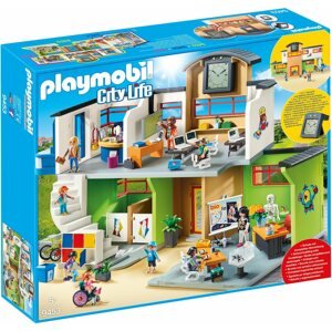 Építőjáték Playmobil 9453 Berendezett iskola