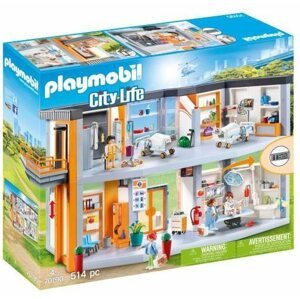 Építőjáték Playmobil Nagy kórház felszereléssel