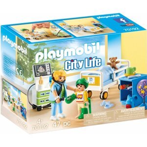 Építőjáték Playmobil 70192 Gyermek kórházi szoba