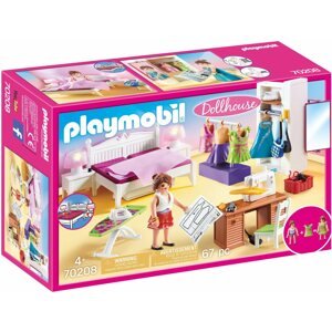 Építőjáték Playmobil 70208 Hálószoba varrógéppel