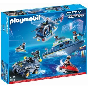 Építőjáték Playmobil 9043 Nagy rendőri akció