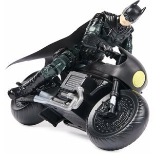 Játék autó Batman Film Motorkerékpár figurával 30 cm