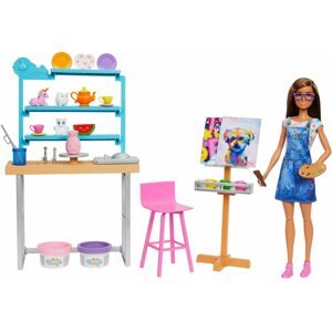Játékbaba Barbie Művészeti stúdió