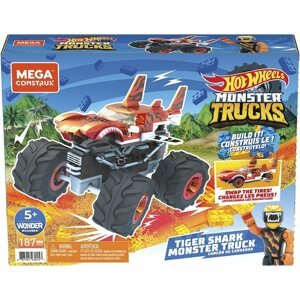 Építőjáték Mega Construx Hot Wheels Monster Truck - Tigriscápa