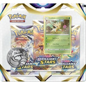 Kártyajáték Pokémon TCG: SWSH09 Brilliant Stars - 3 Blister Booster