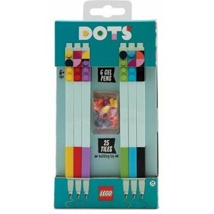 Zselés toll LEGO DOTS zselés tollak, vegyes színek - 6 darab
