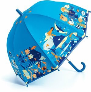 Esernyő gyerekeknek Djeco Gyönyörű dizájnos esernyő - Tengeri világ