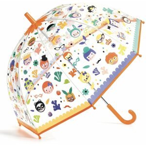 Esernyő gyerekeknek Djeco Gyönyörű dizájnos esernyő - Arcok