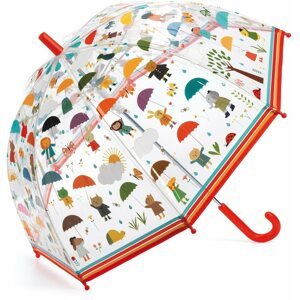 Esernyő gyerekeknek Djeco Gyönyörű dizájnos esernyő - Esőben