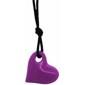 Stresszoldó Jellystone Designs Nyugtató szív medál - szőlő lila