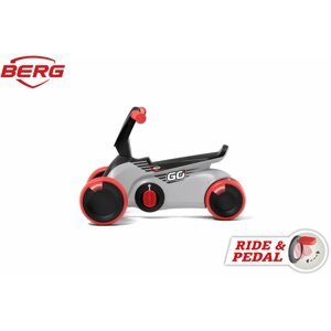 Futóbicikli Berg GO SparX - 2 az 1-ben, piros futóbicikli és pedálos jármű