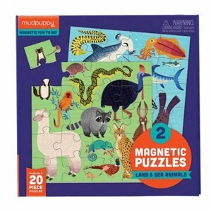 Puzzle Mágneses puzzle - Állatok