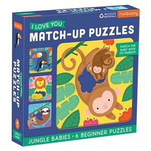 Puzzle Match-Up Puzzle - Kölykök a dzsungelből