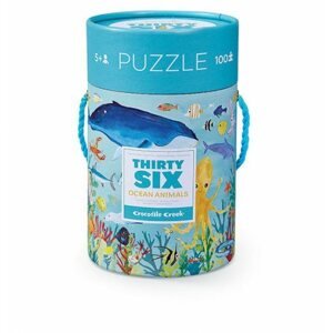 Puzzle Puzzle cső - 36 óceáni állat (100 db)