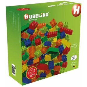 Játékkocka gyerekeknek Hubelino Golyópálya - színes kockák 120 db