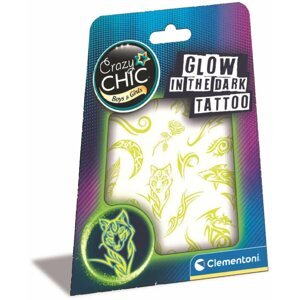 Lemosható tetoválás Clementoni GLOW IN THE DARK Tetoválás