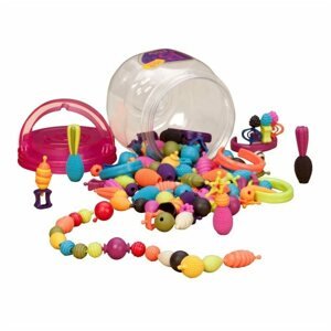 Gyöngyök B-Toys pattintható gyöngyök és formák Pop Arty  150 db