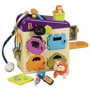Tematikus játékszett B-Toys állatorvosi eset Pet Vet Clinic Állatorvosi klinika