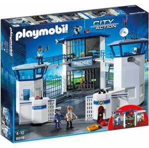 Építőjáték Playmobil 6919 Főkapitányság cellákkal