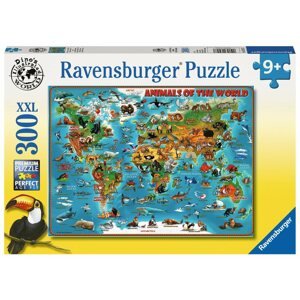Puzzle Ravensburger 132577 Illusztrált világtérkép