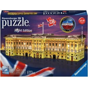 Puzzle Ravensburger 125296 A Buckingham-palota (Éjszakai kiadás)