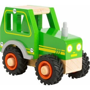 Fajáték Small Foot Traktor - zöld
