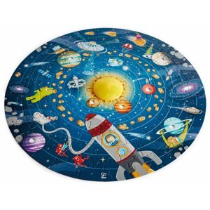 Puzzle Hape gyerek puzzle - Naprendszer LED