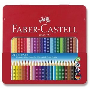 Színes ceruza Faber-Castell Grip 2001, 24 szín