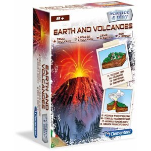 Csináld magad készlet gyerekeknek Clementoni A Föld és a vulkánok