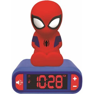 Ébresztőóra Lexibook Pókember Night Light Radio Alarm Clock