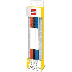 Zselés toll LEGO színes készlet, 3 db
