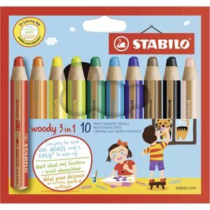 Színes ceruza Stabilo Woody 10 szín