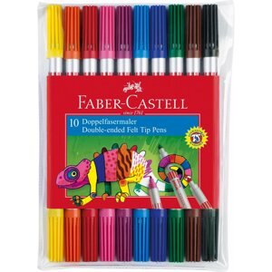 Filctoll FABER-CASTELL kétoldalas 10 színben