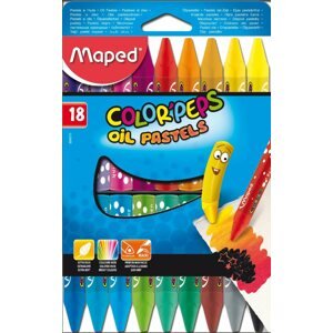 Olajfesték Maped Color Peps Oil Pastels, 18 színben