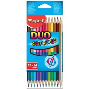 Színes ceruza Színes ceruzák Maped Color Peps Duo, 24 színben