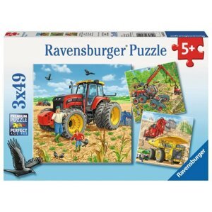 Puzzle Ravensburger 80120 Mezőgazdasági gépek