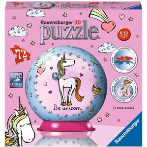3D puzzle Ravensburger 118410 - Ball Unicorn