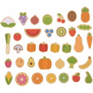 Mágnes Bigjigs Toys Gyümölcs és zöldség mágnesek