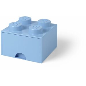 Tároló doboz LEGO 4 tárolódoboz - világoskék
