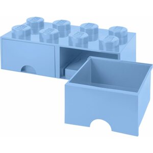 Tároló doboz LEGO 8 tárolódoboz - világos kék
