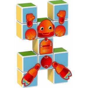 Építőjáték Magicube építőjáték-szett - Robotok