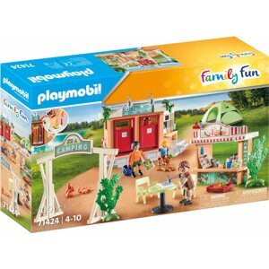 Építőjáték Playmobil 71424 Kemping