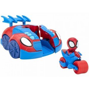 Játék autó Spiderman 2 az 1-ben jármű, 16 cm