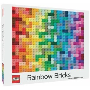 Puzzle Chronicle books Puzzle LEGO® Szivárványos kockák 1000 darab