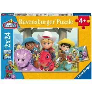 Puzzle Ravensburger 055883 Dino Ranch 2x24 darab
