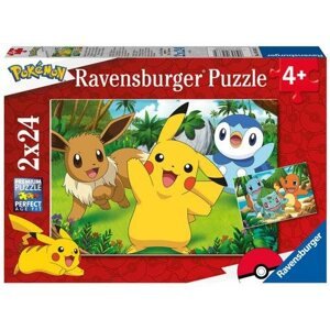 Puzzle Ravensburger 056682 Pokémon 2x24 darab