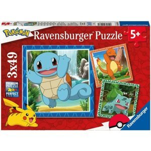 Puzzle Ravensburger 055869 Engedjétek ki a Pokémonokat 3x49 db