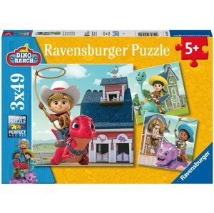 Puzzle Ravensburger 055890 Dino Ranch 3x49 darab