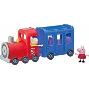 Figura szett Peppa Pig Nyuszi néni vonata